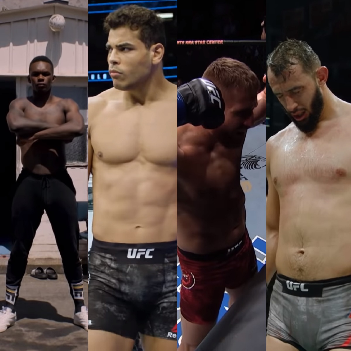 Israel Adesanya, Paulo Costa, Jan Blachowicz i Dominick Reyes