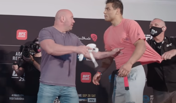 Dana White i Paulo Costa