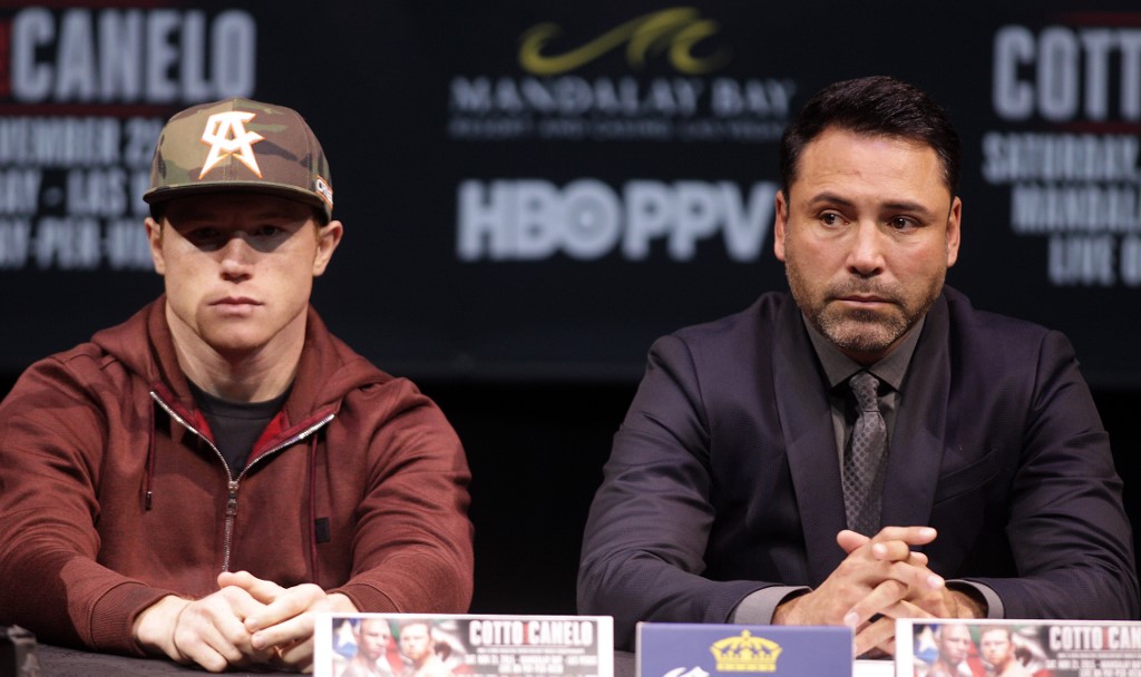 Saul 'Canelo' Alvarez i Oscar De La Hoya