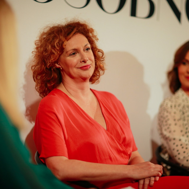 Nina Violić i Milana Vlaović Kovaček tijekom panel rasprave na temu 