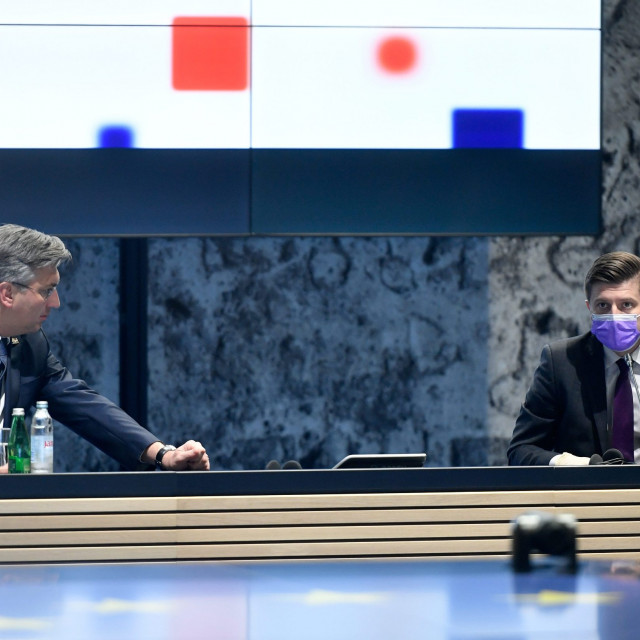 Andrej Plenković i Zdravko Marić