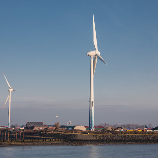 otok Borkum, vjetroelektrane
