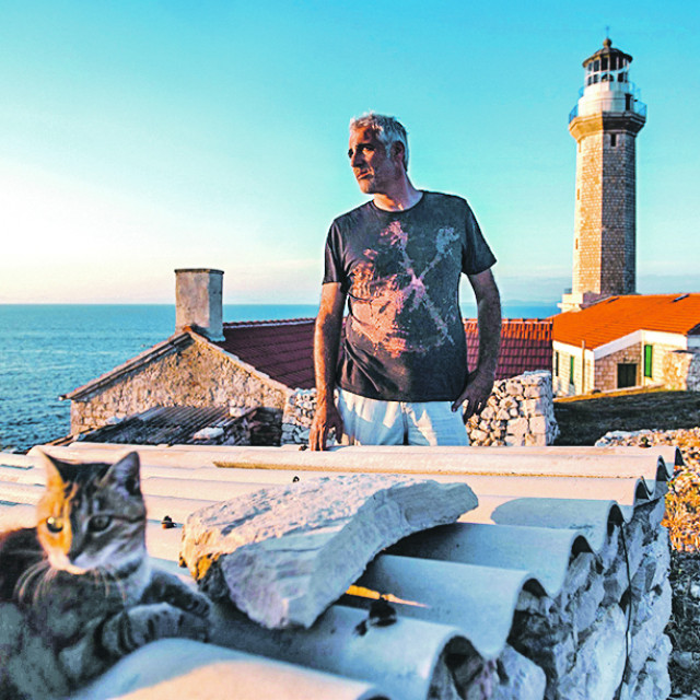 Lanterna Stončica i lanternist Ivan Bulić poznatiji kao Ićo.