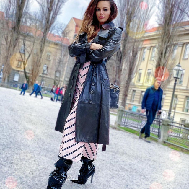 Nikolina Pišek na Zrinjevcu tijekom epidemije koronavirusa