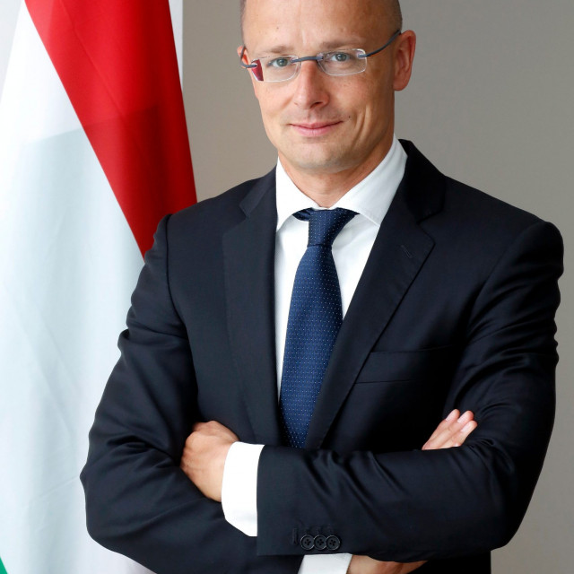 Hungarian minister of foreign affairs and trade Peter Szijjártó