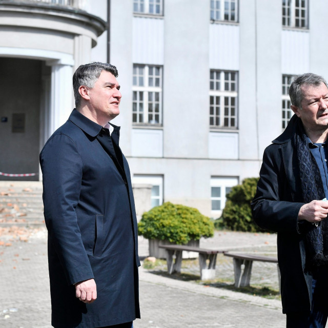 Milanović u obilasku fakulteta oštećenih u požaru