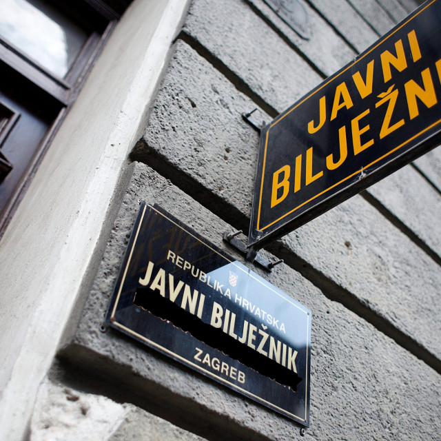 Ilustracija, ured javnog bilježnika