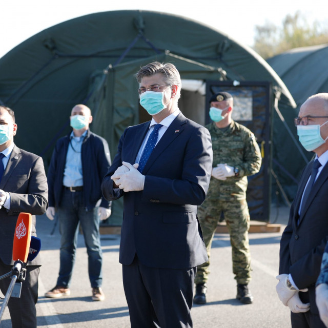 Vili Beroš, Andrej Plenković, Damir Krstičević