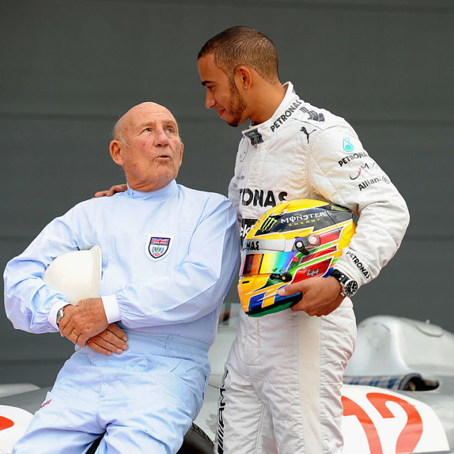 Stirling Moss i Lewis Hamilton