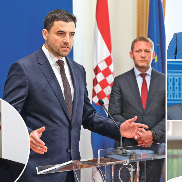 Silvano Hrelja, Davor Bernardić, Krešo Beljak (lijevo), Matija Posavec (gore desno), Mirando Mrsić (u sredini desno), Goran Aleksić (dolje desno), Miroslav Škoro (u krugu lijevo)