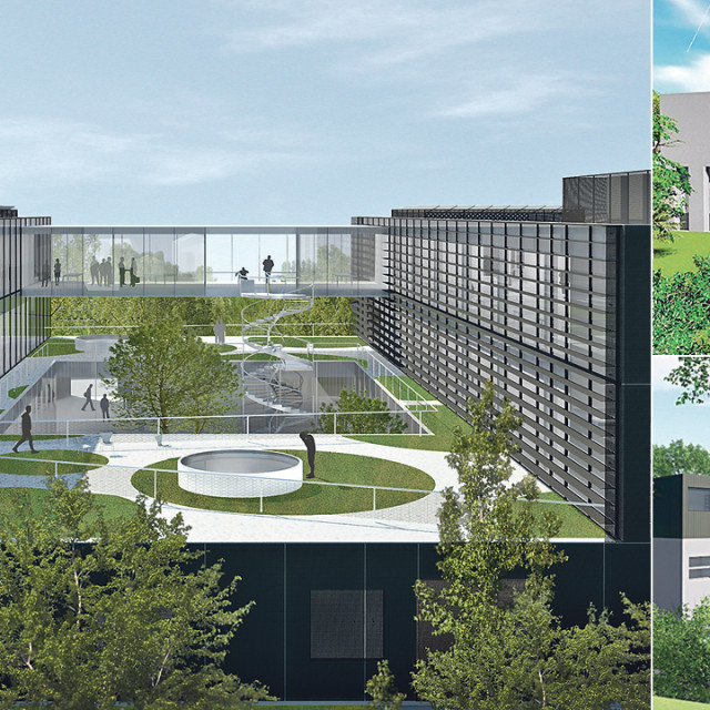 Izgled novih zgrada IRB-a