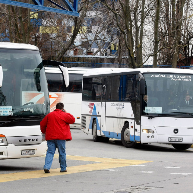 Ilustracija, Autobusni kolodvor u Zagrebu