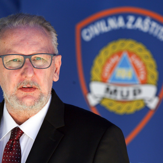 Interior Minister Davor Bozinovic