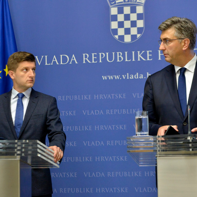 Zdravko Marić i Andrej Plenković
