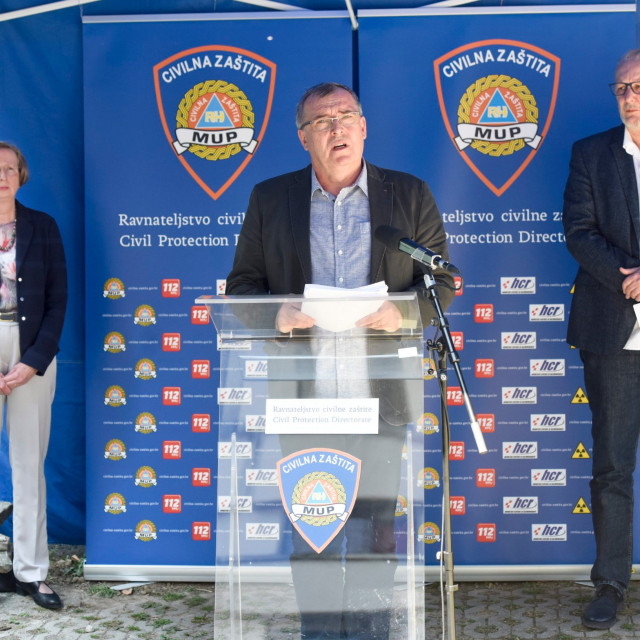 Alemka Markotić, Krunoslav Capak i Davor Božinović