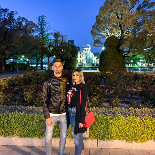 Karlo Bručić s djevojkom Teom