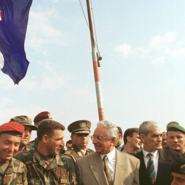 Damir Krstičević, Ante Gotovina, Franjo Tuđman i Gojko Šušak