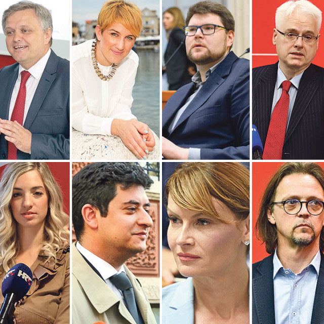 gornji red: Josip Tica, Zvonimir Mršić, Ivana Marković, Peđa Grbin, Ivo Josipović, Siniša Hajdaš Dončić; donji red: Danko Vrdoljak, Sanja Radolović, Loris Rak, Sabina Glasovac, Nino Žganec, Joško Klisović