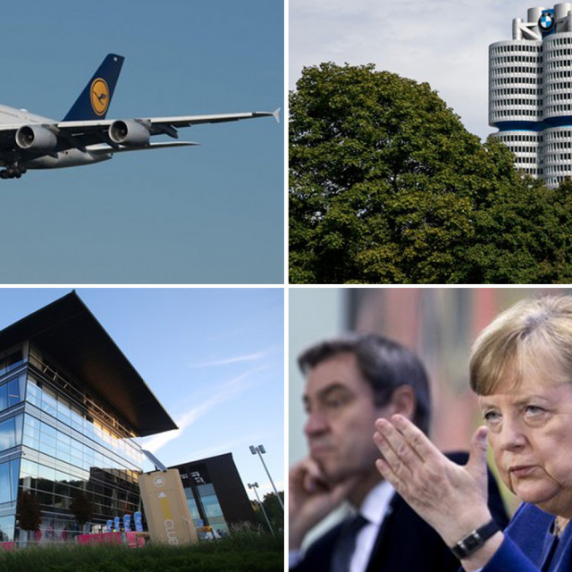 Avion Lufthanse, sjedište BMW-a, zgrada Adidasa i Angela Merkel