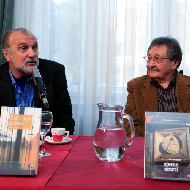 Dževad Karahasan (lijevo)