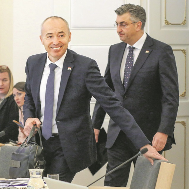 Damir Krstičević i Andrej Plenković