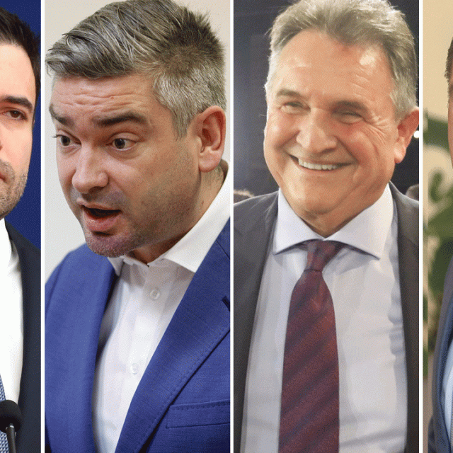 Davor Bernardić, Boris Miletić, Radimir Čačić i Matija Posavec
