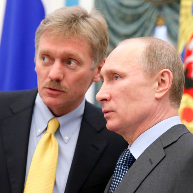 Dmitrij Peskov i Vladimir Putin