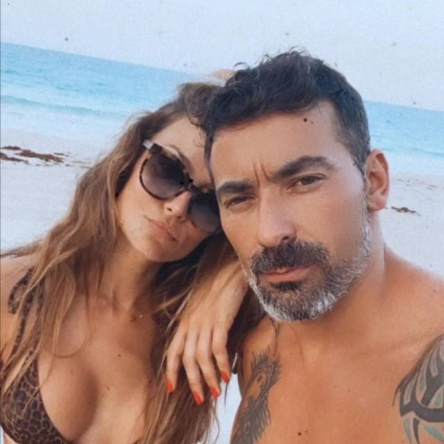 Ezequiel Lavezzi i Natalia Borges