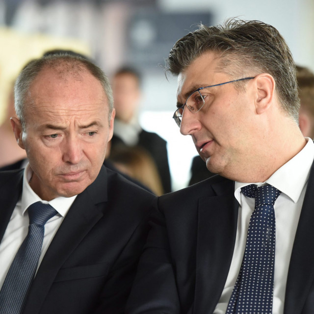 Damir Krstičević i Andrej Plenković, arhivska fotografija