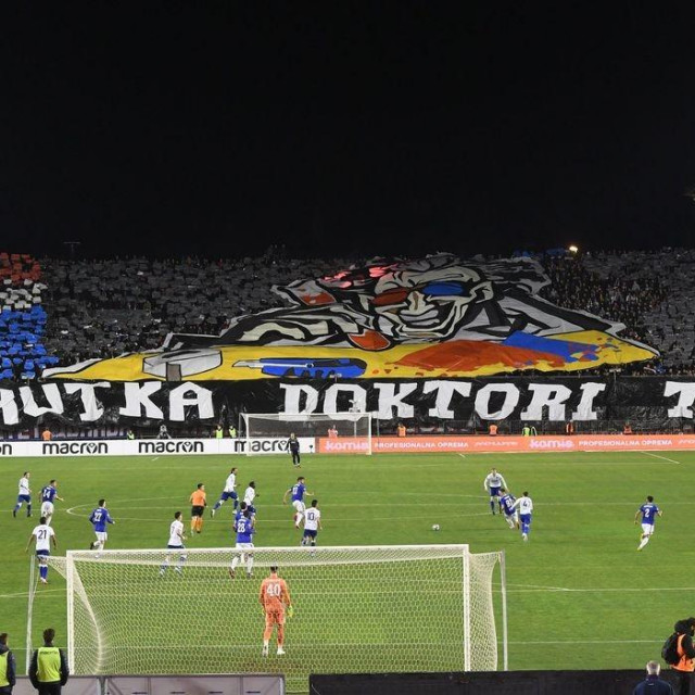 Prizor s poljudskog derbija Hajduka i Dinama