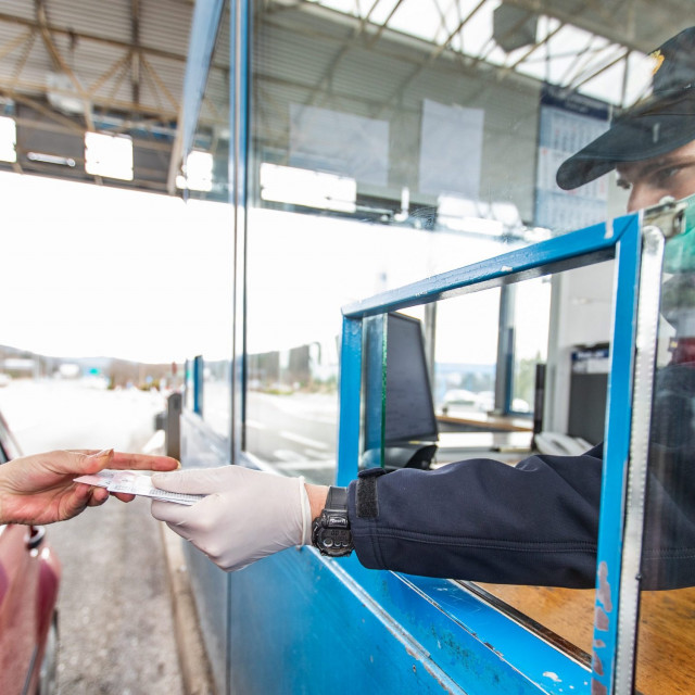 Ilustracija graničnog prijelaza