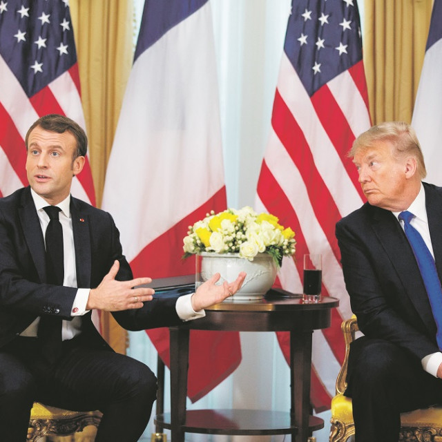 Emmanuel Macron i Donald Trump