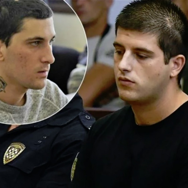 Nikola Gusić Janjić; ubijeni Ivan Mate Blažević (u krugu)