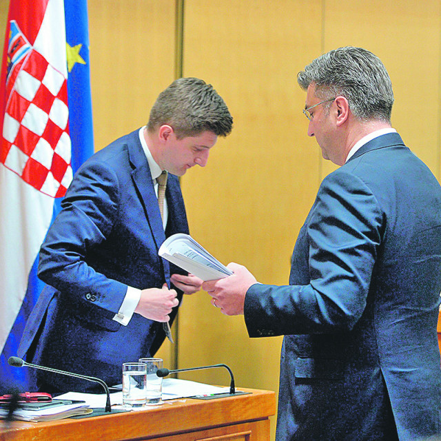 Zdravko Marić i Andrej Plenković