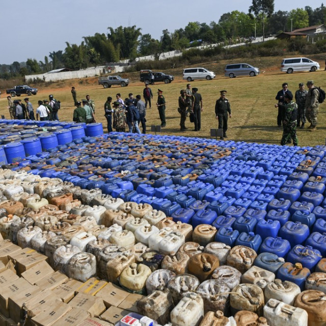 Zapljena droge u Mjanmaru ranije ovog mjeseca