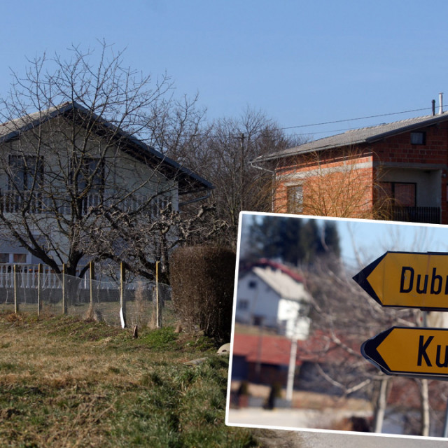 Obiteljska kuća u kojoj je pronađeno mrtvo novorođenče