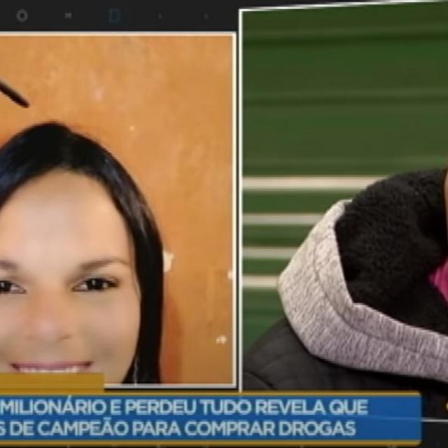 Flavio Donizete sa suprugom u mlađim danima