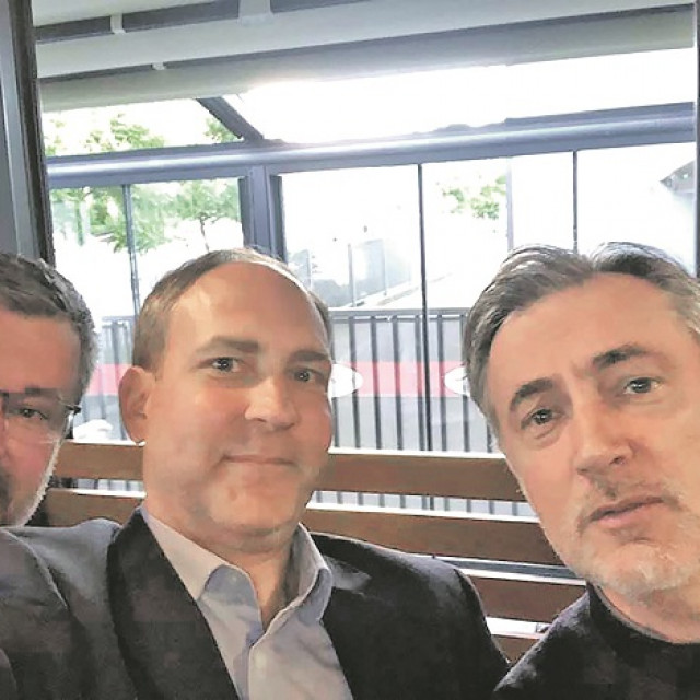 Tihomir Orešković, Stjepo Bartulica i Miroslav Škoro