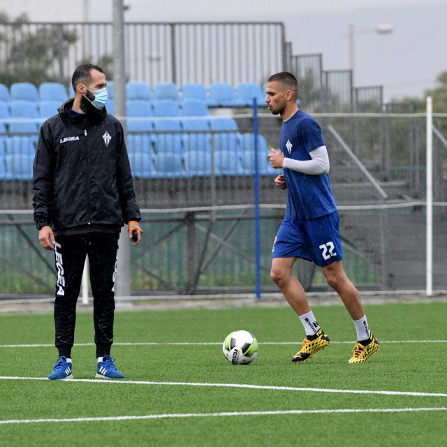 Nogometaš Budućnosti Stefan Milić trenira u Podgorici