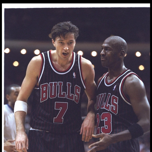 Kukoč i Jordan snimljeni 1995. godine