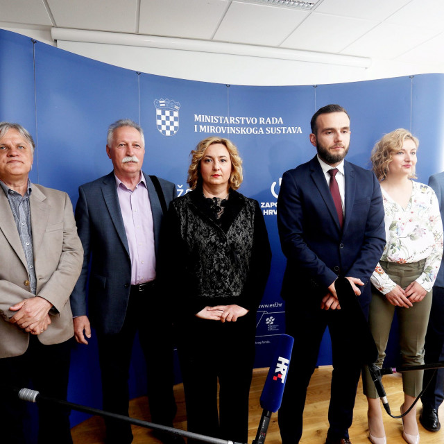 Branimir Mihalinec (drugi s lijeva), Sanja Šprem, Josip Aladrović