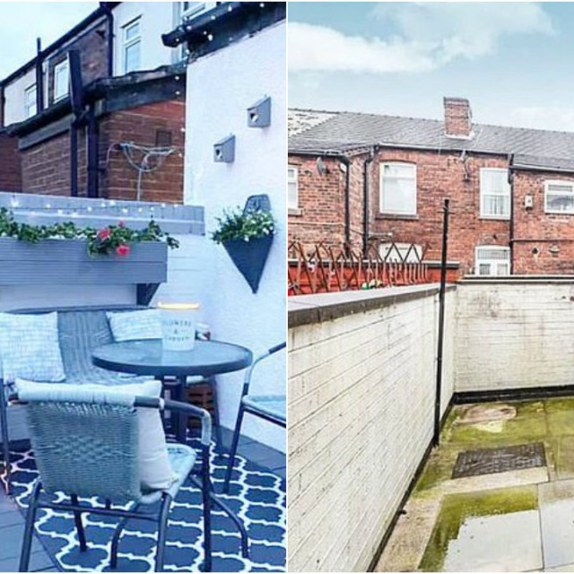 Makeover terase collage