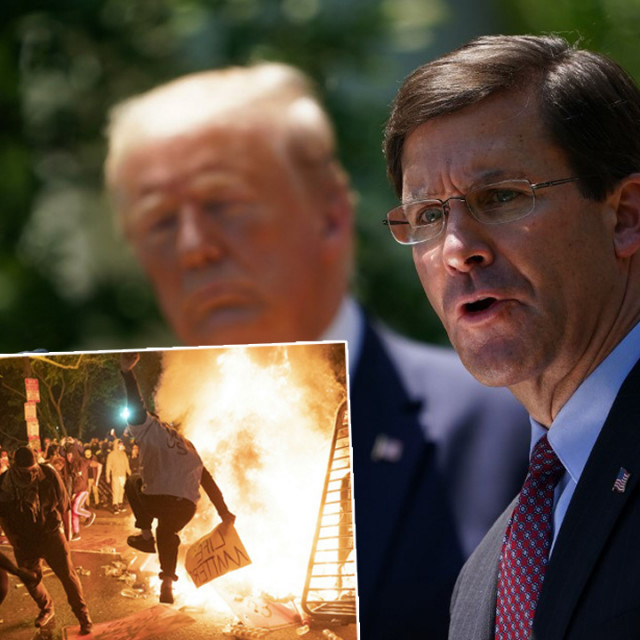 Mark Esper i Donald Trump