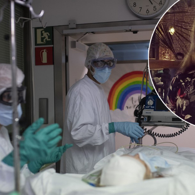 Prizor iz španjolske bolnice, Amadea Mjertan