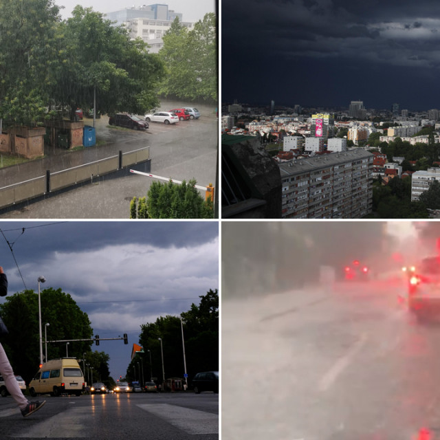 Nevrijeme u Zagrebu