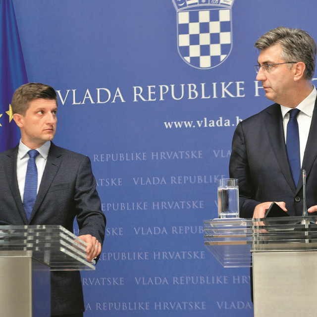 Zdravko Marić i Andrej Plenković