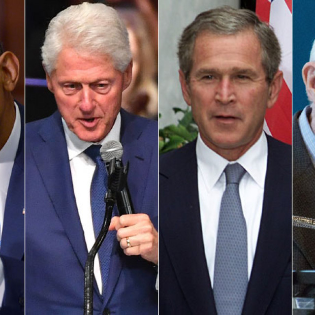 Barack Obama, Bill Clinton, George W. Bush, Jimmy Carter
