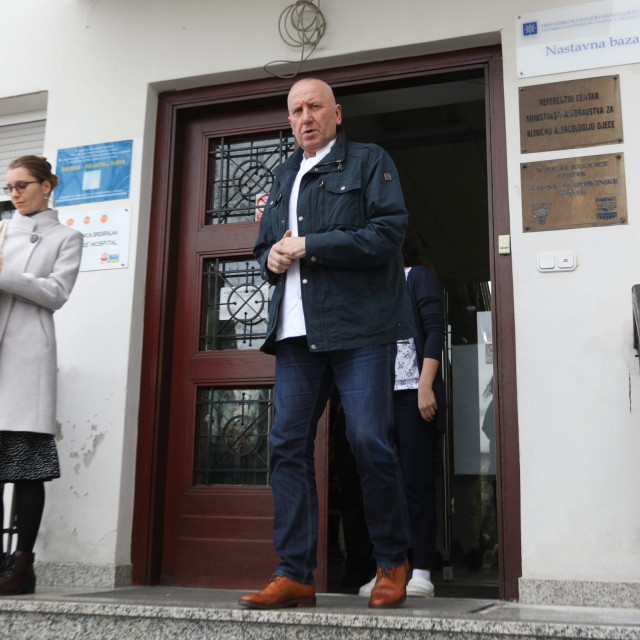 smijenjeni ravnatelj Dječje bolnice Srebrnjak Boro Nogalo