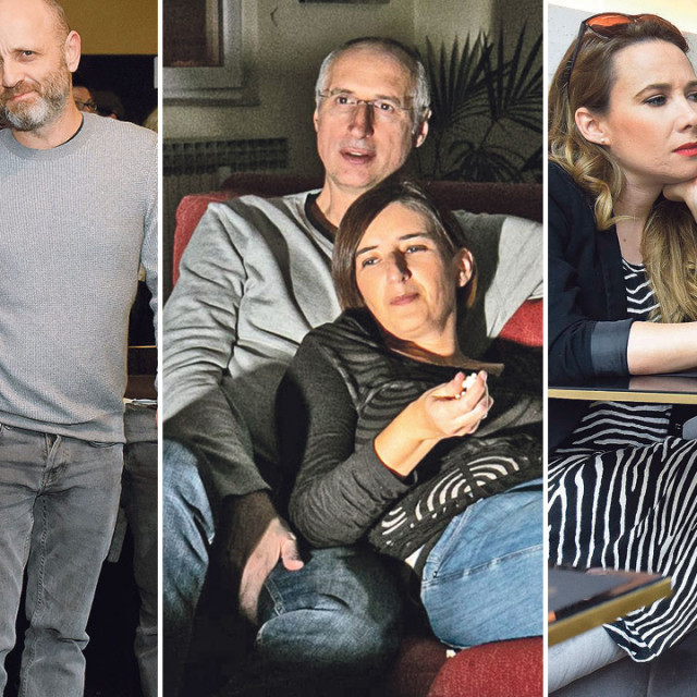 Ivana i Mile Kekin (lijevo), Ivica i Marijana Puljak (u sredini), Marija Selak Raspudić i Nino Raspudić (desno)