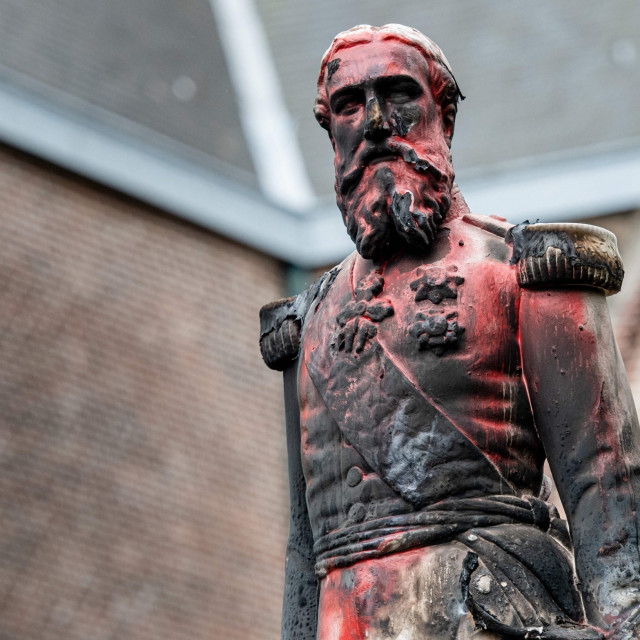 kip belgijskog kralja Leopolda II. u Antwerpenu